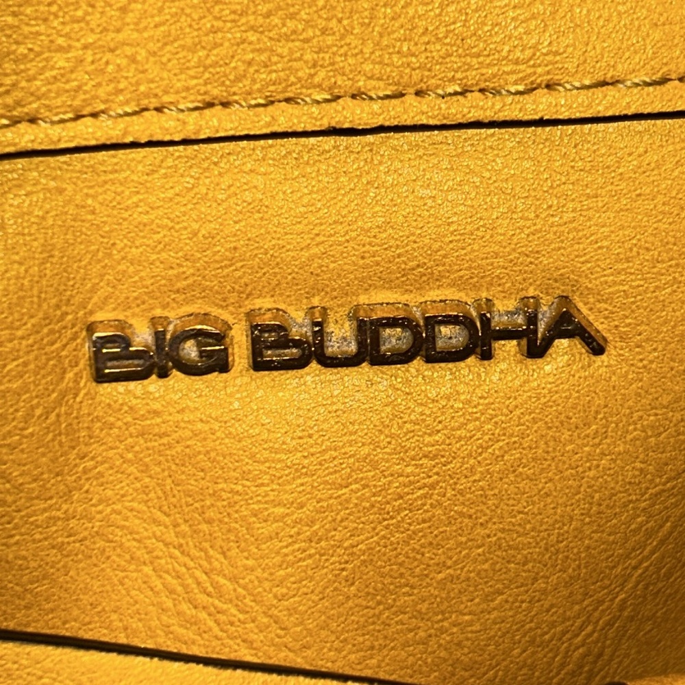 Big Buddha Satchel Crossbody Gold Yellow Color - Picture 3 of 9